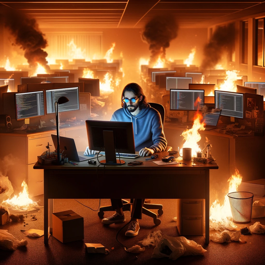 DevOps pager fire